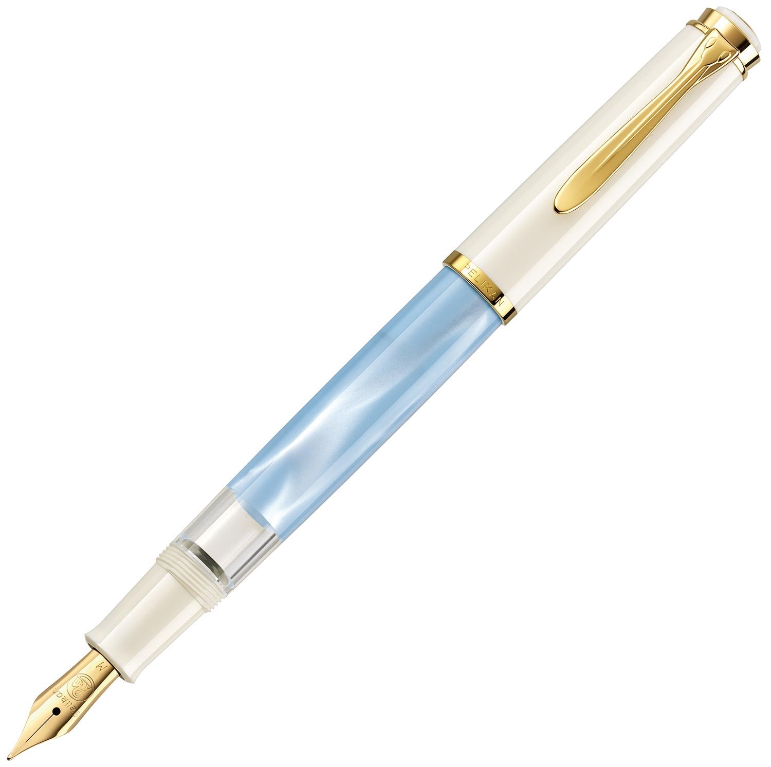 Pelikan M200 パステルブルー　Fニブ Pelikan Classic M200 Pastel Blue fountain pen – Fontoplumo