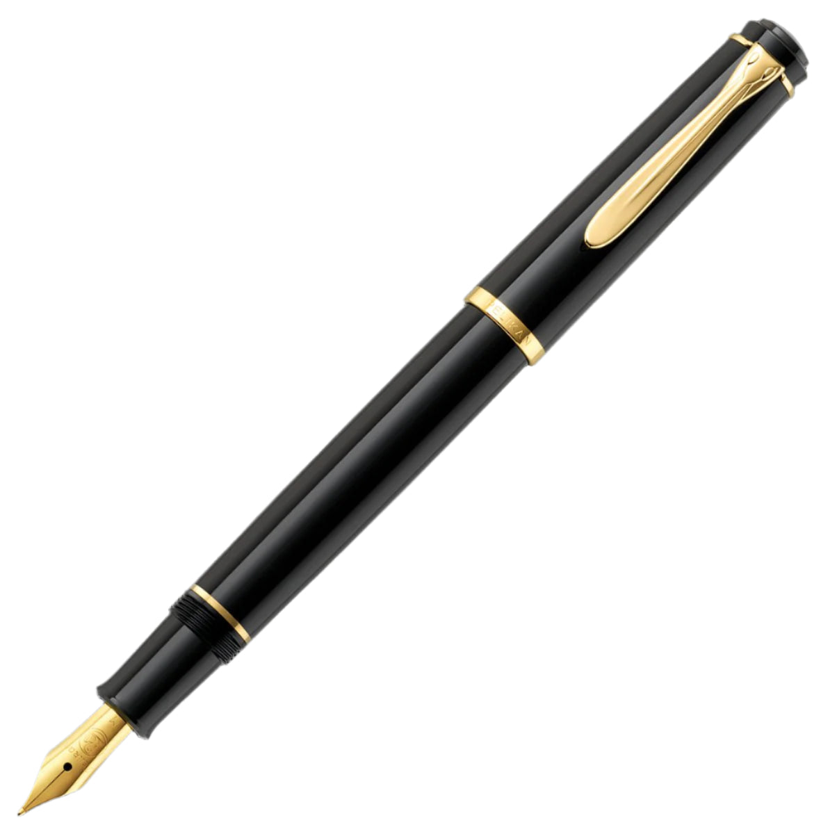 Pelikan Classic P200 black and gold fountain pen - Fontoplumo