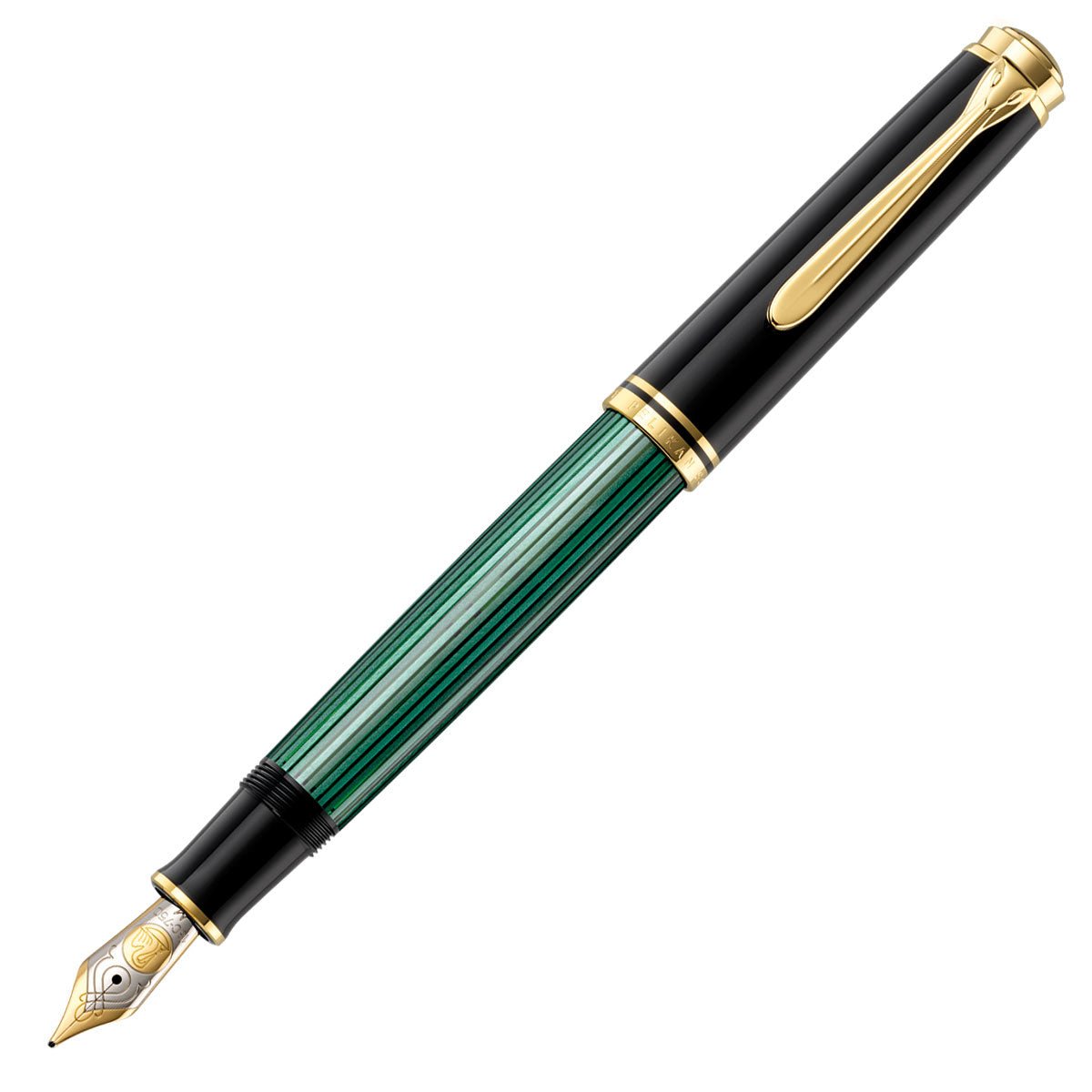 筆記具 Pelikan M800 3B Pelikan M800 fountain pen black/green – Fontoplumo