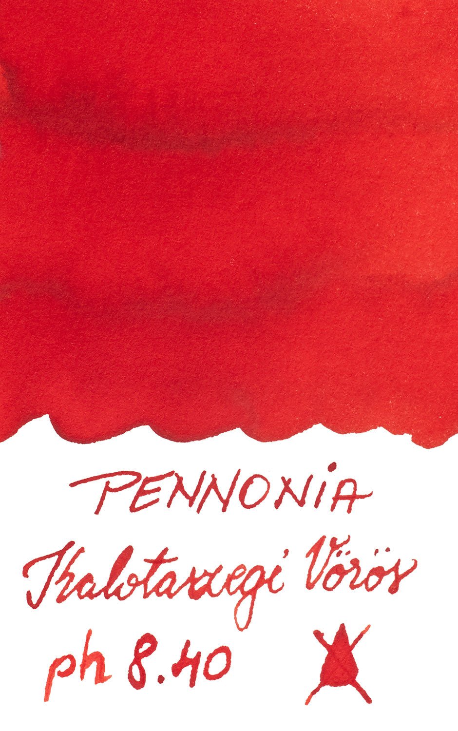 Pennonia Kalotaszegi Vörös / Kalotaszeg Red fountain pen ink 60ml - Fontoplumo