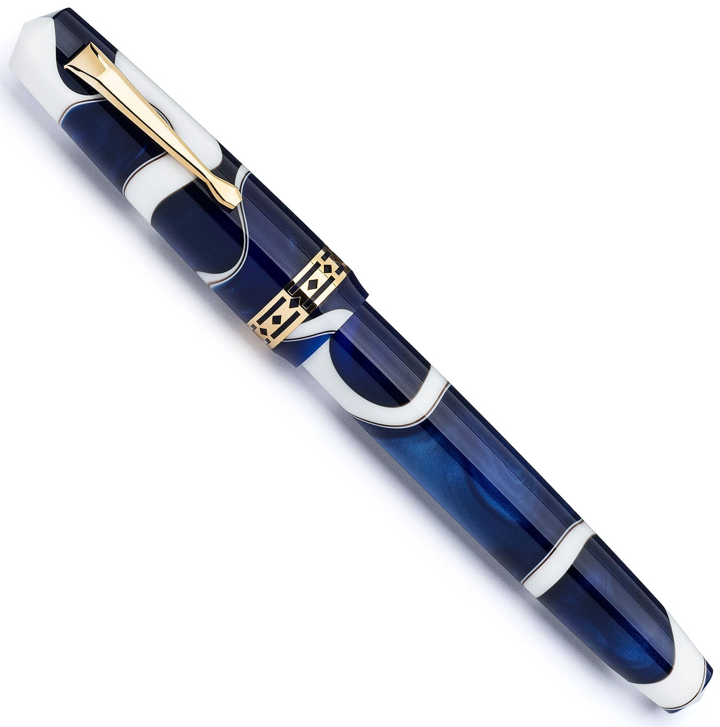 Radius Settimo Cielo Blu gold fountain pen - Fontoplumo