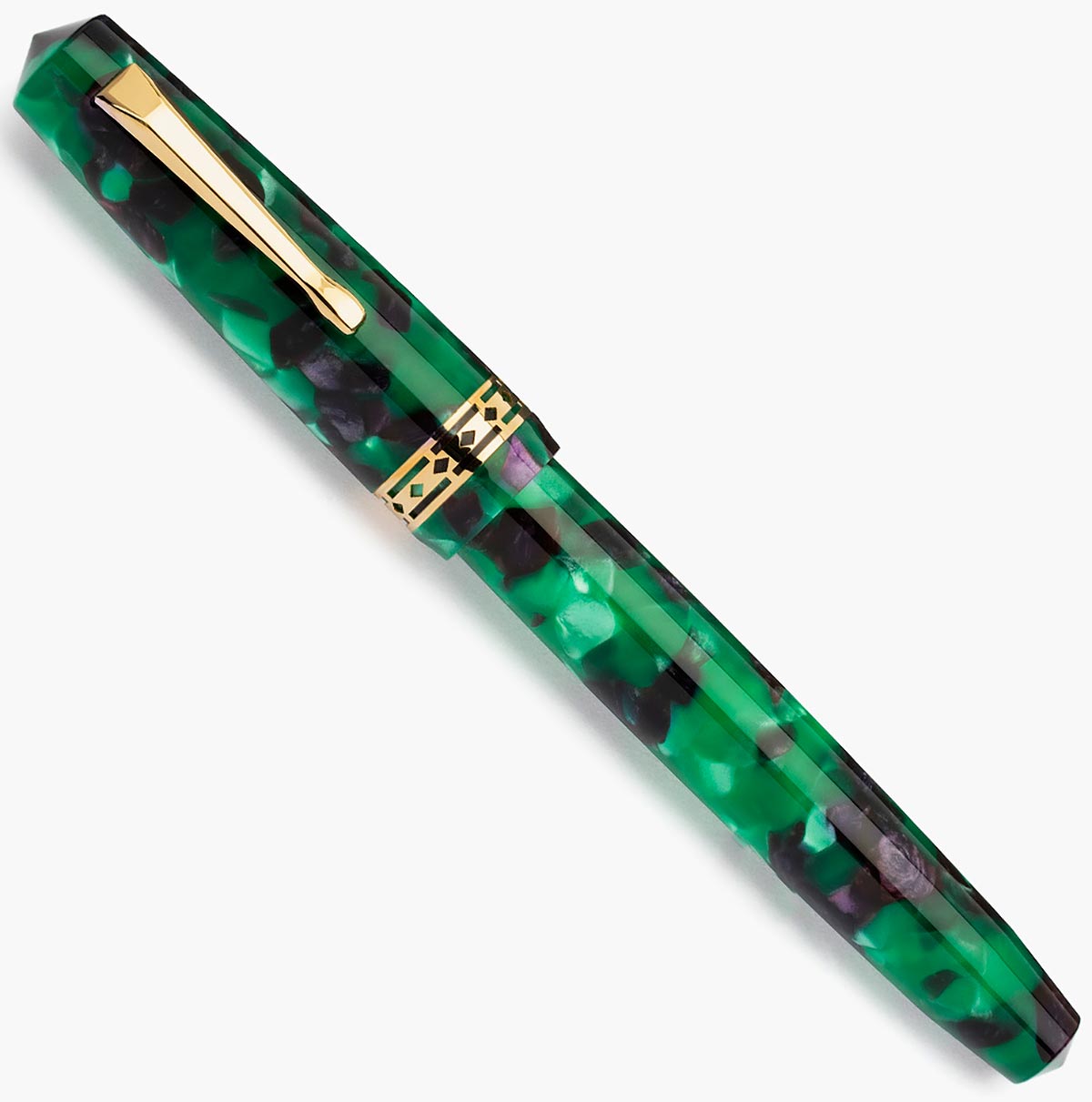 Radius Settimo Minerale gold fountain pen - Fontoplumo