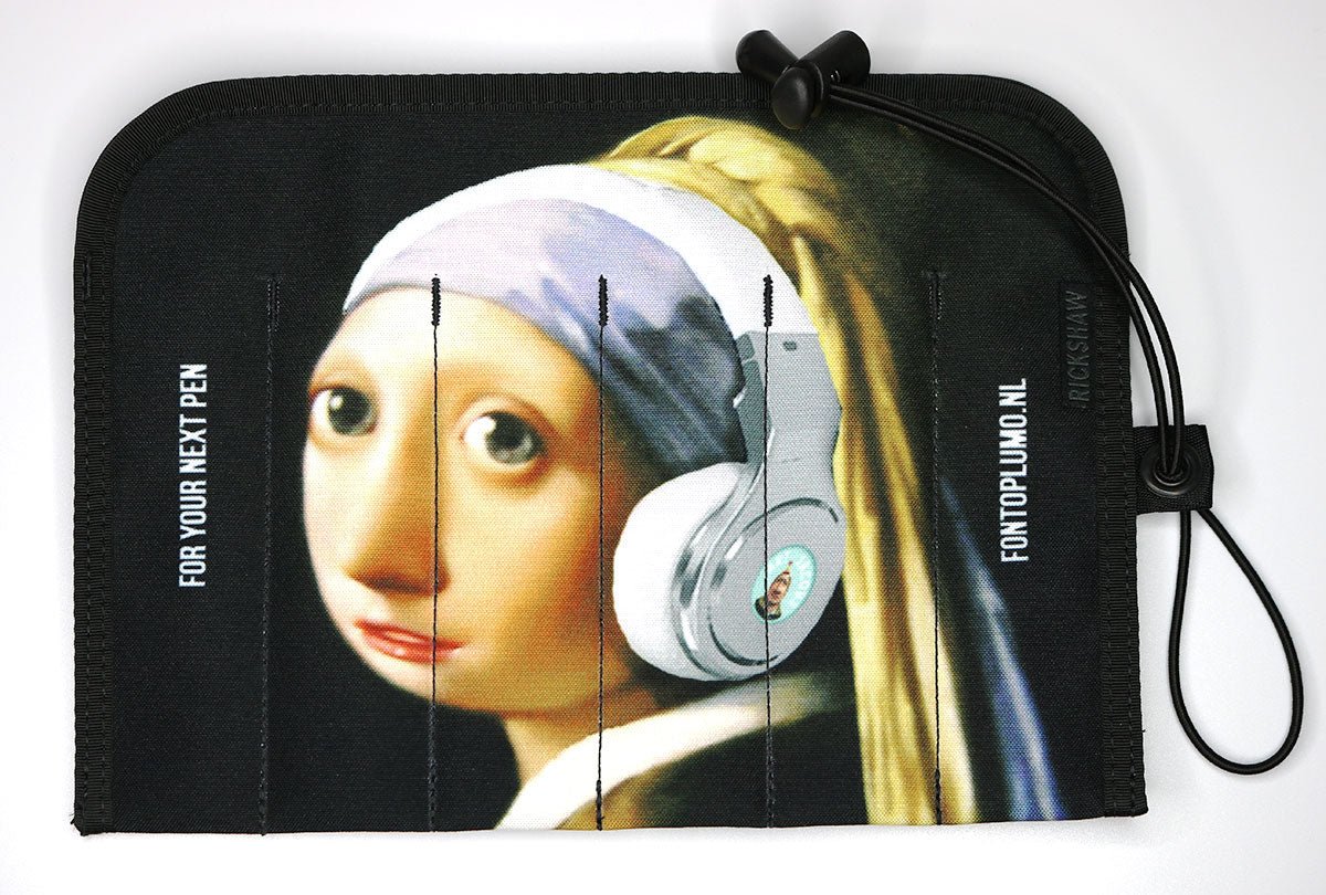 Rickshaw 6 pen hand roll Girl with headphones / Rayban edition - Fontoplumo