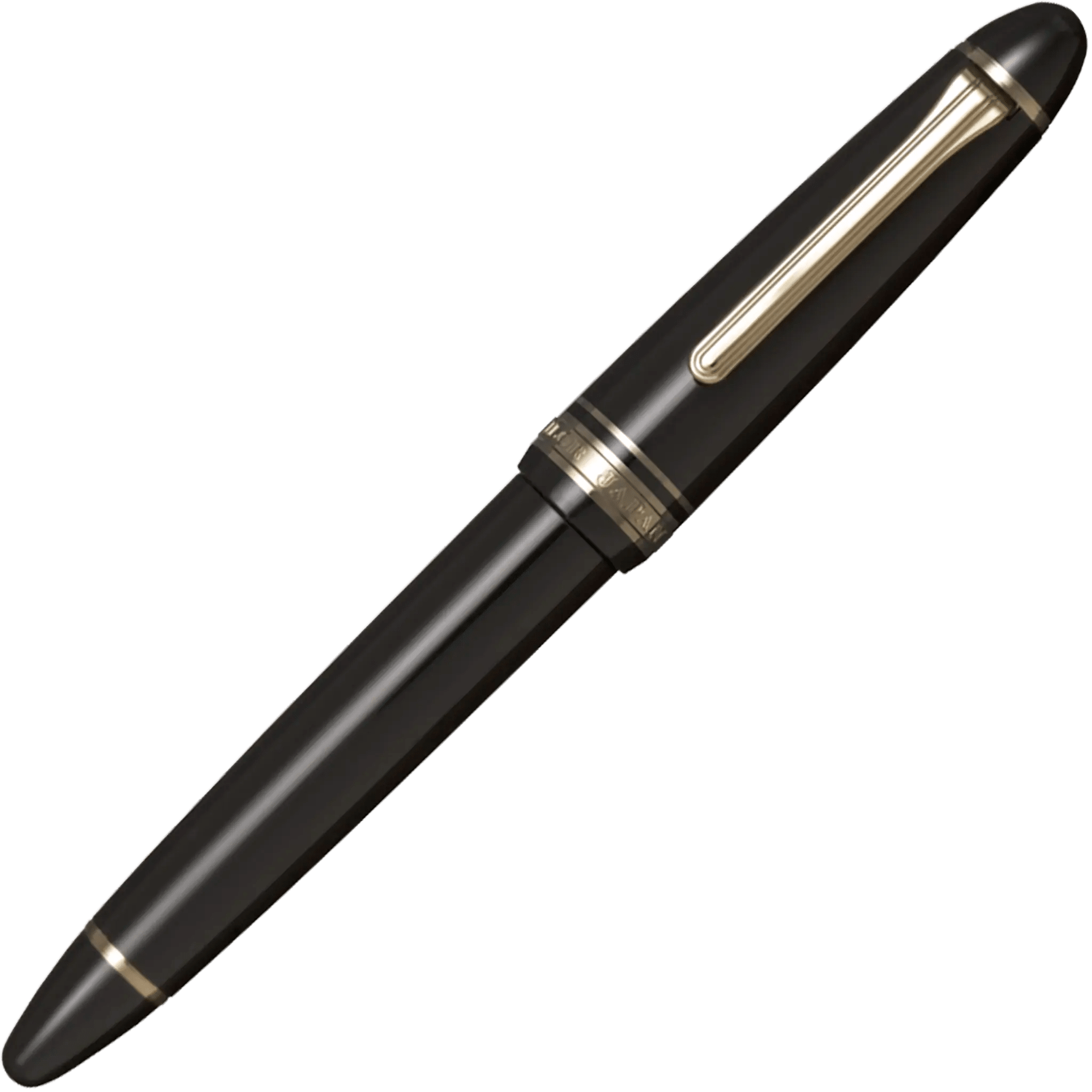 Sailor 1911 Casual L Basis muted black gold trim fountain pen - Fontoplumo