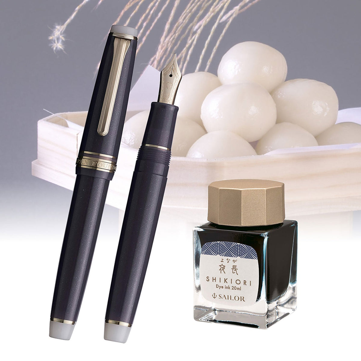 Sailor Pro Gear Slim Japanese Sweets Tsukimi Dango fountain pen - Fontoplumo