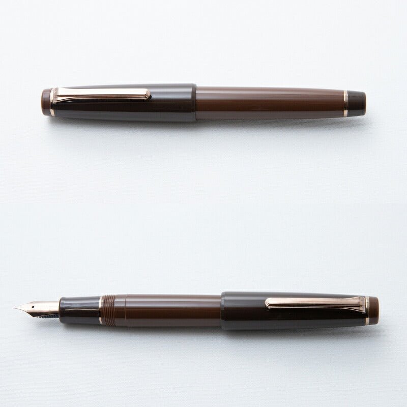 Sailor x Nagasawa Pro Gear Bitter Chocolate fountain pen - Fontoplumo