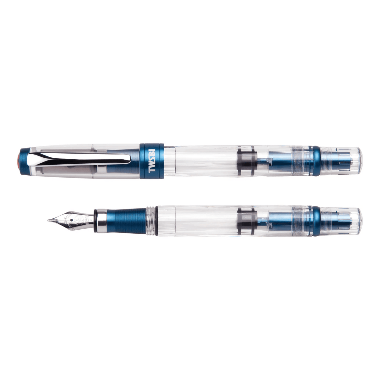 TWSBI Diamond 580 AL R Prussian Blue fountain pen - Fontoplumo