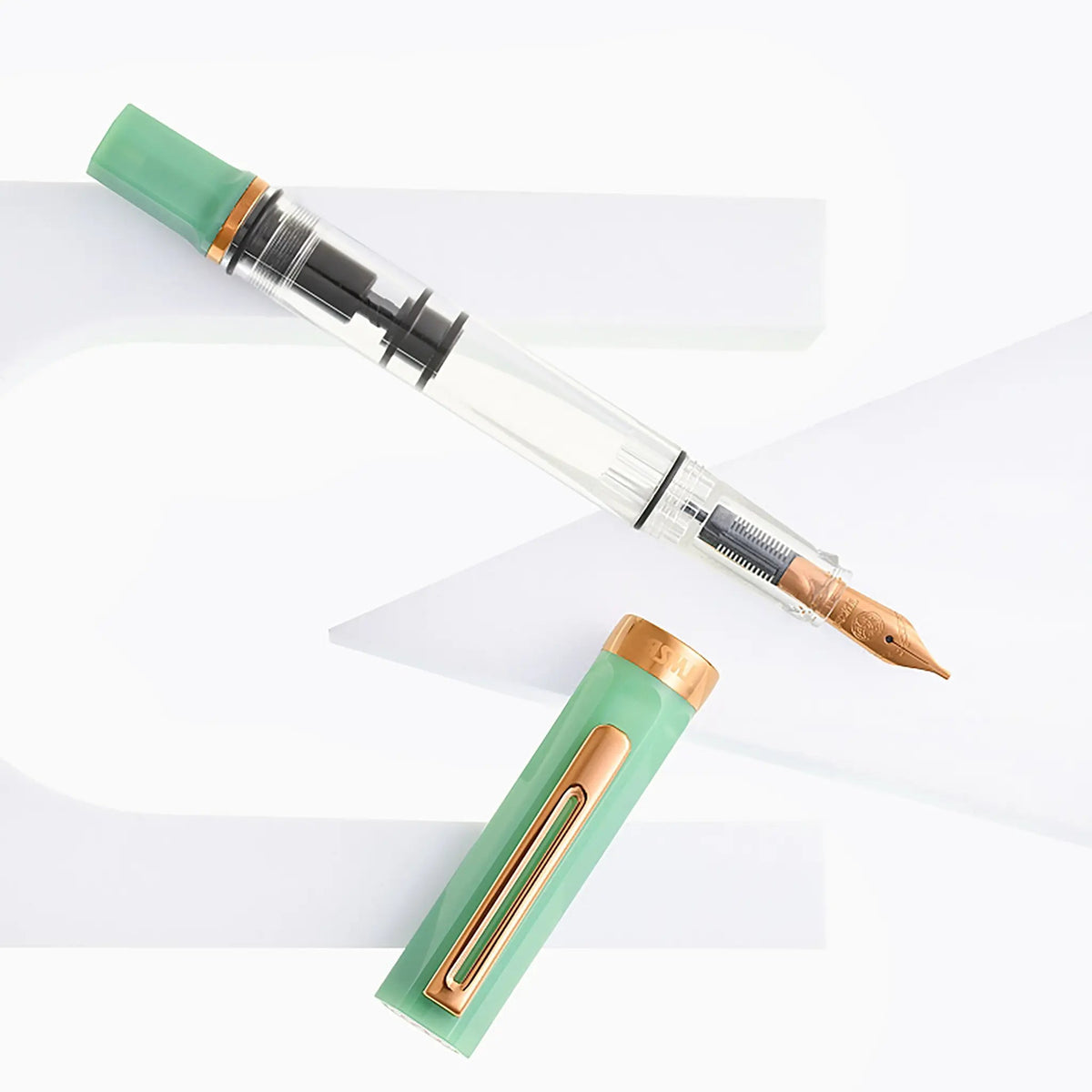 TWSBI Eco Jade Jelly with Bronze fountain pen - Fontoplumo