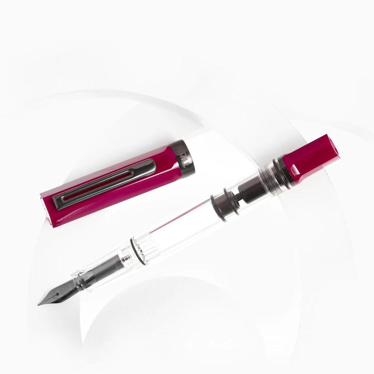TWSBI Eco Plum with Onyx fountain pen - Fontoplumo