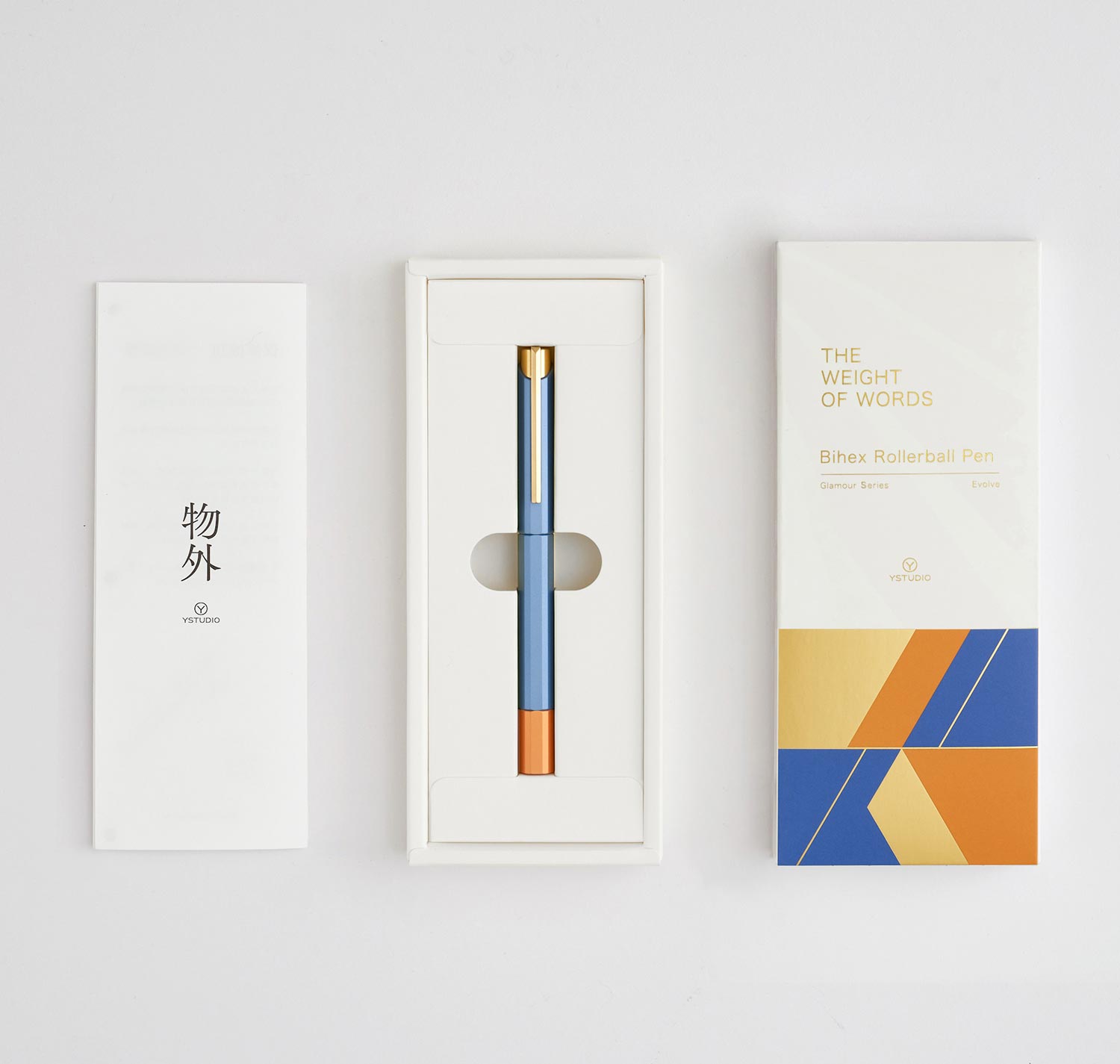 YStudio Glamour Evolve Bihex rollerball pen - Fontoplumo