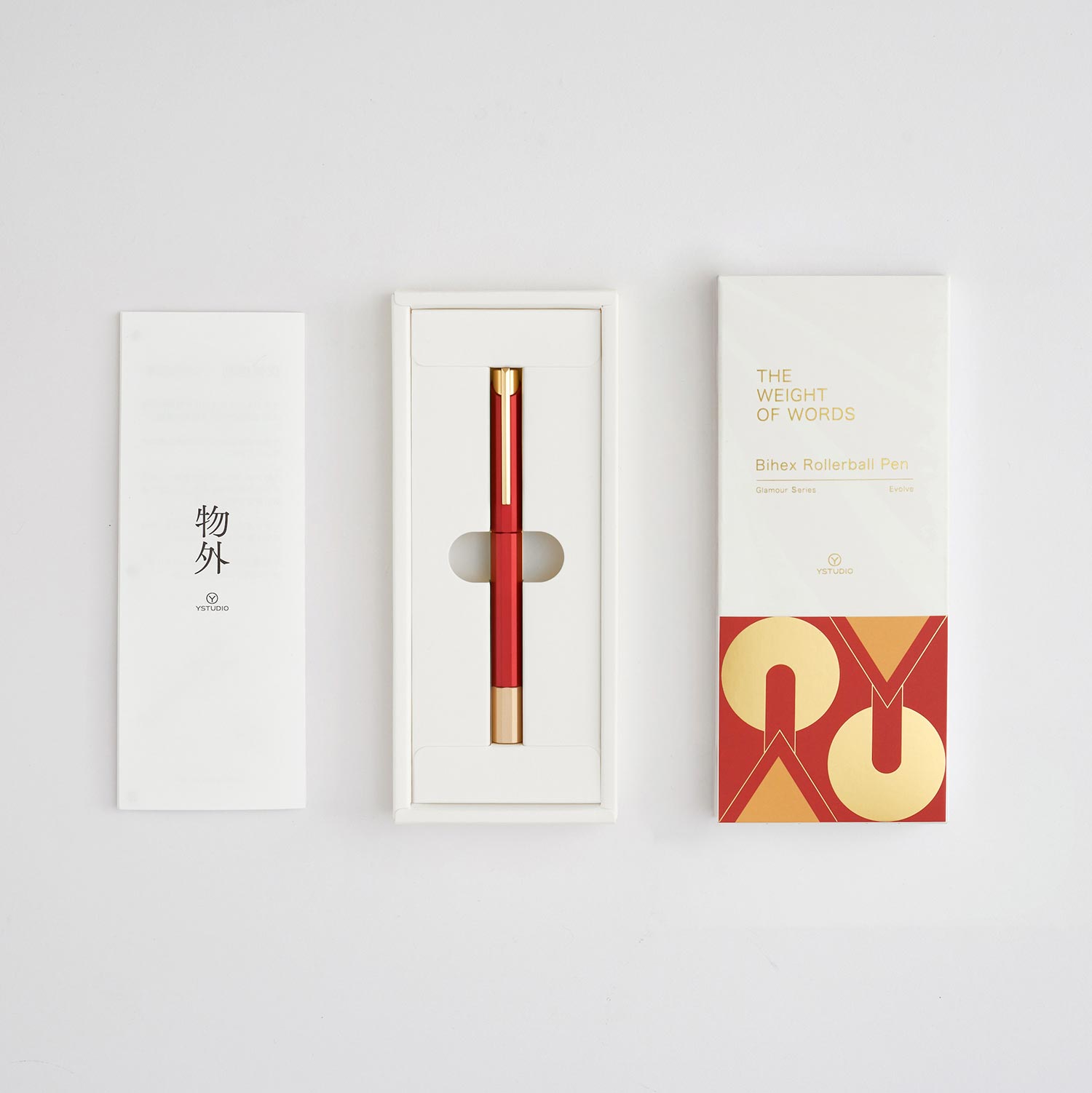 YStudio Glamour Evolve Bihex rollerball pen - Fontoplumo