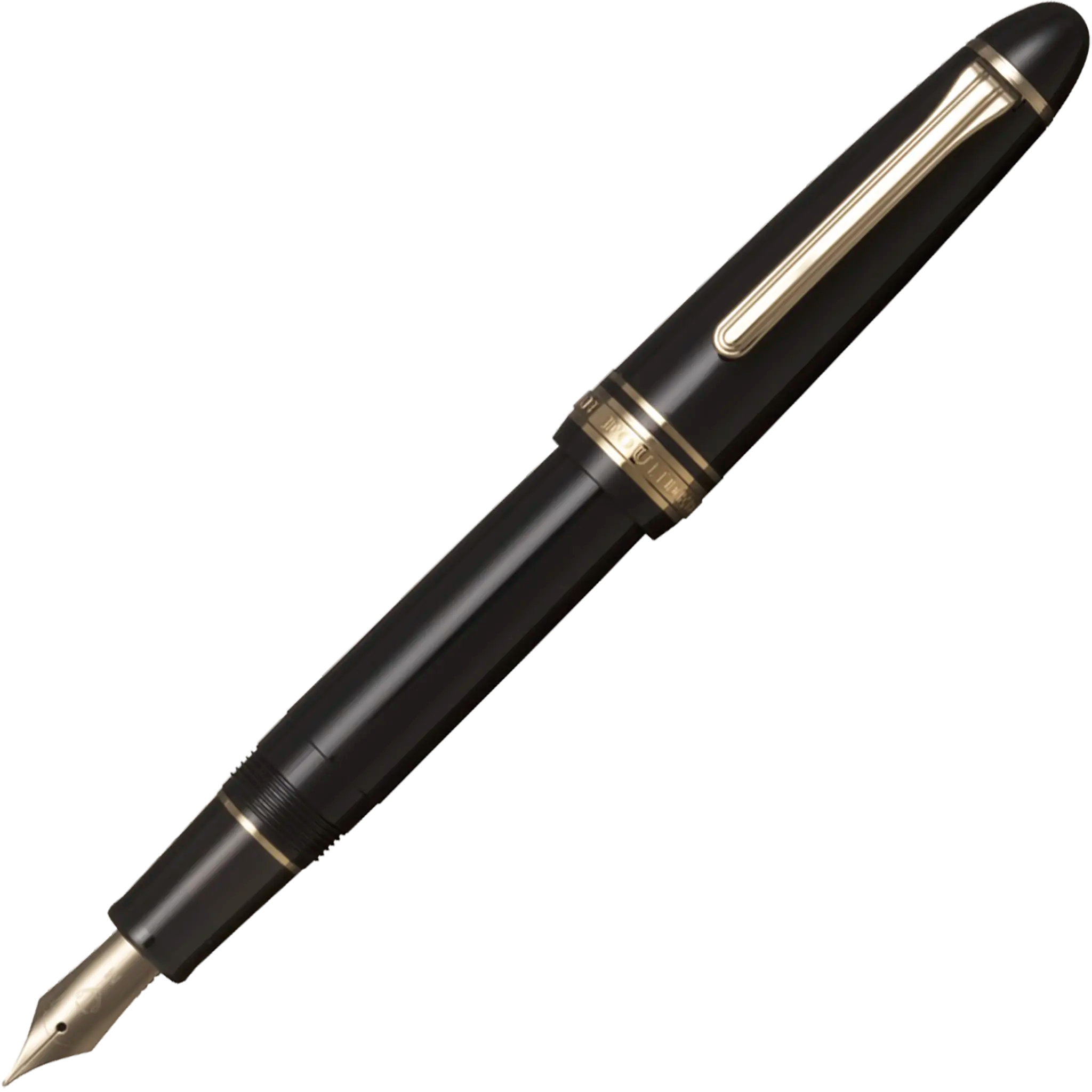 Sailor 1911 Casual L Basis muted black met gouden trim vulpen