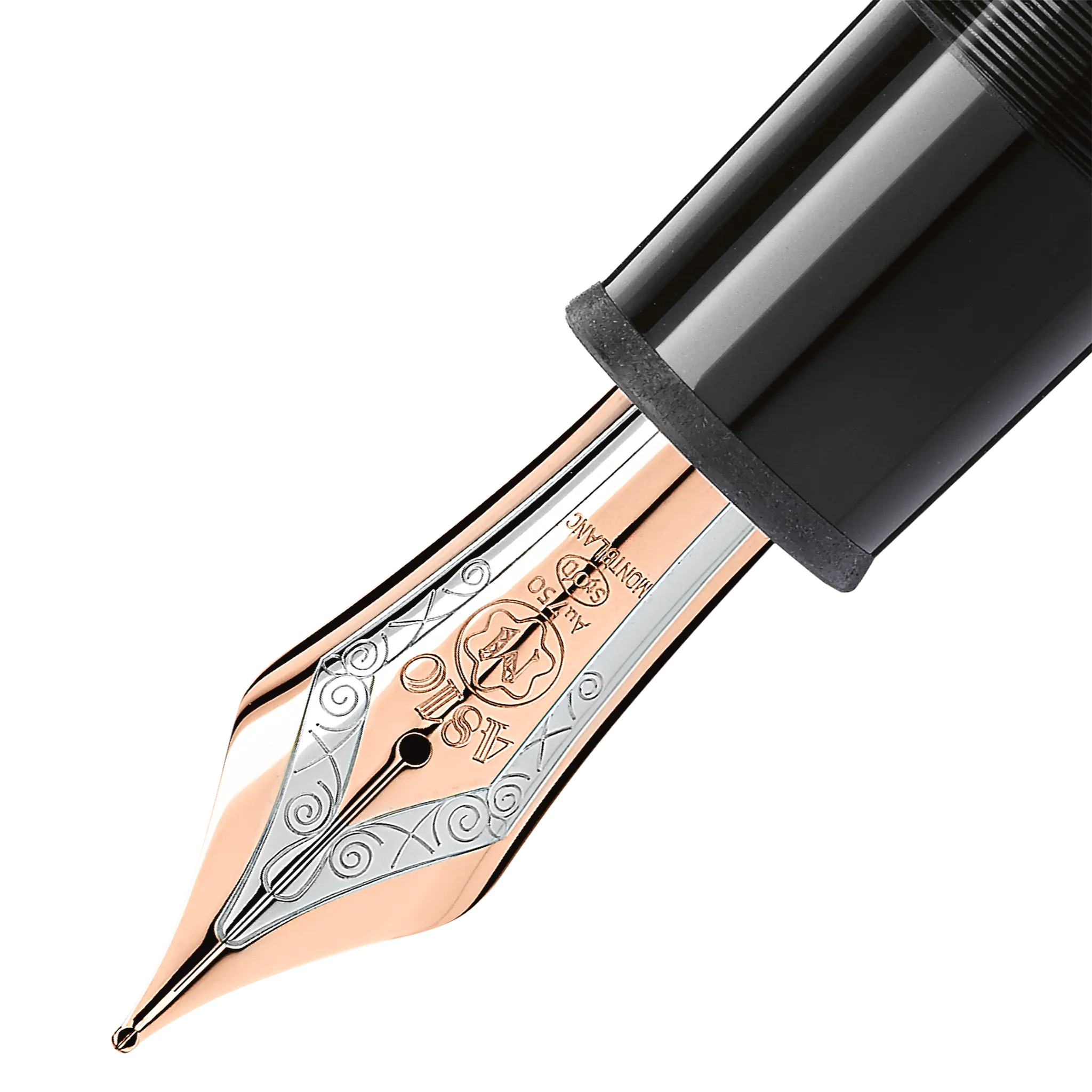 Caneta-tinteiro Montblanc Meisterstück 149 em ouro vermelho