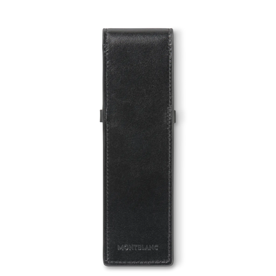 Montblanc Meisterstück pen pouch 2 pens black leather