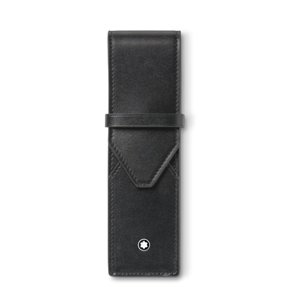 Montblanc Meisterstück pen pouch 2 pens black leather
