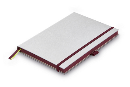 LAMY Notebook A5 hardcover with brushed metal look cover