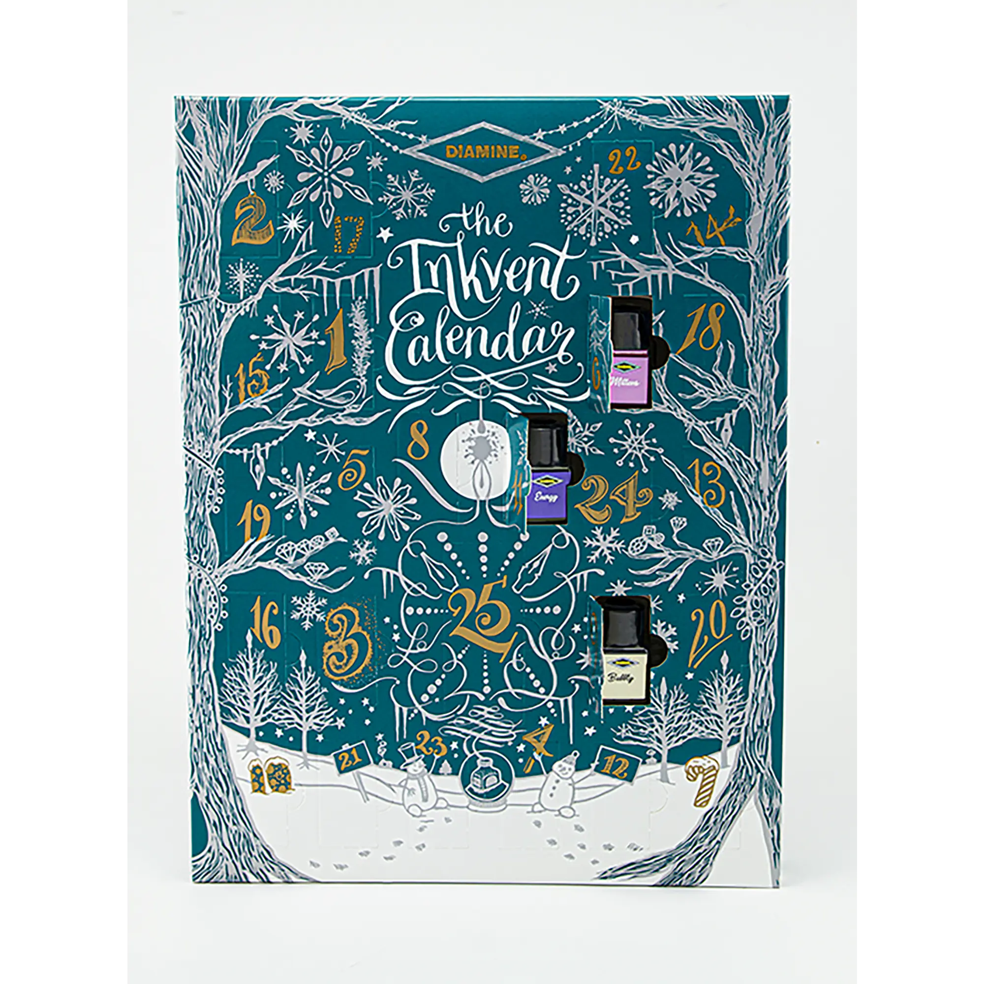 Diamine Inkvent calendar 2025 Teal Edition