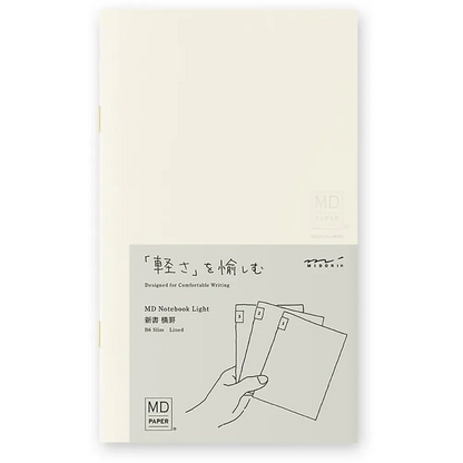 Midori B6 Light Notebook Slim 3 pack