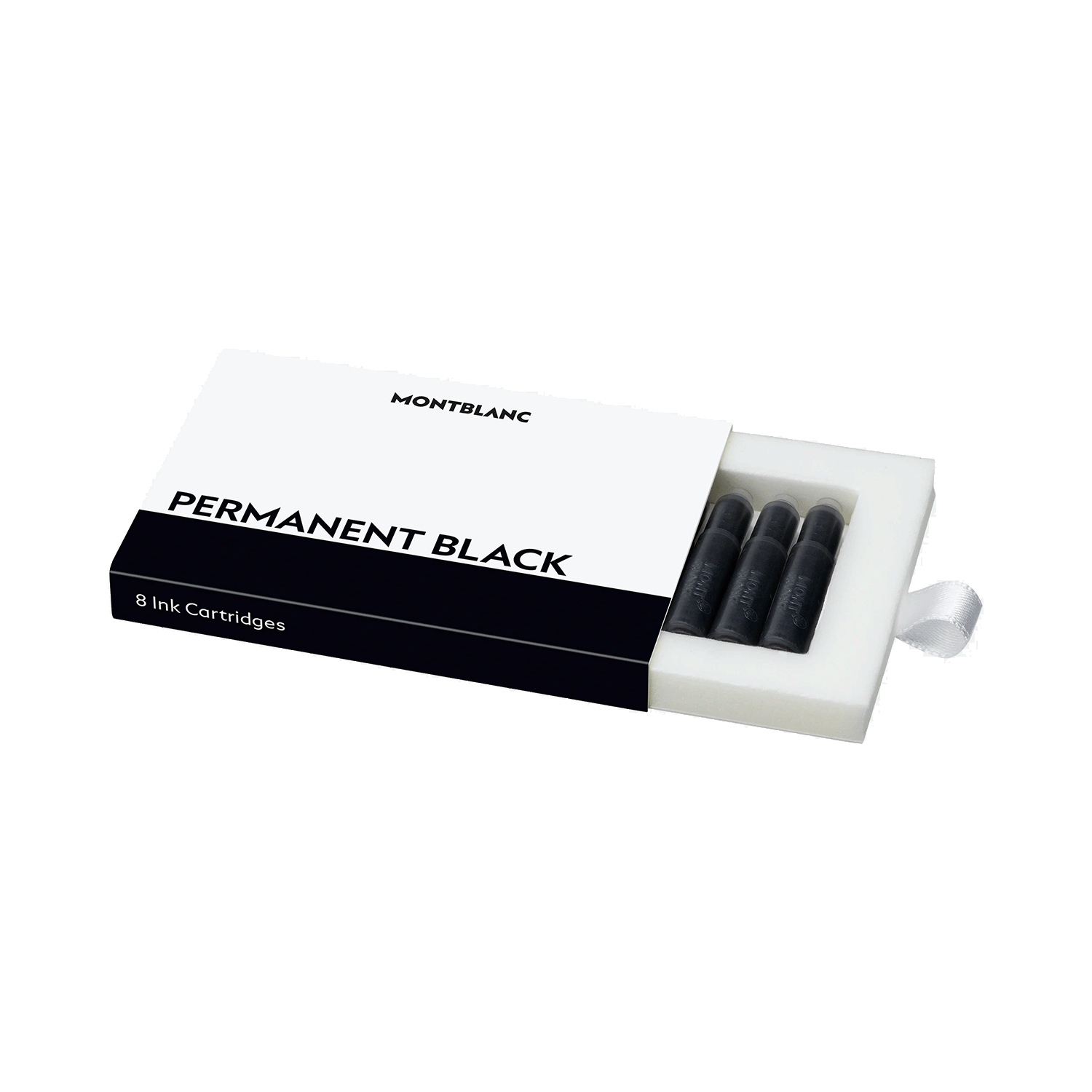 Montblanc ink cartridges Permanent Black 8 pieces per pack