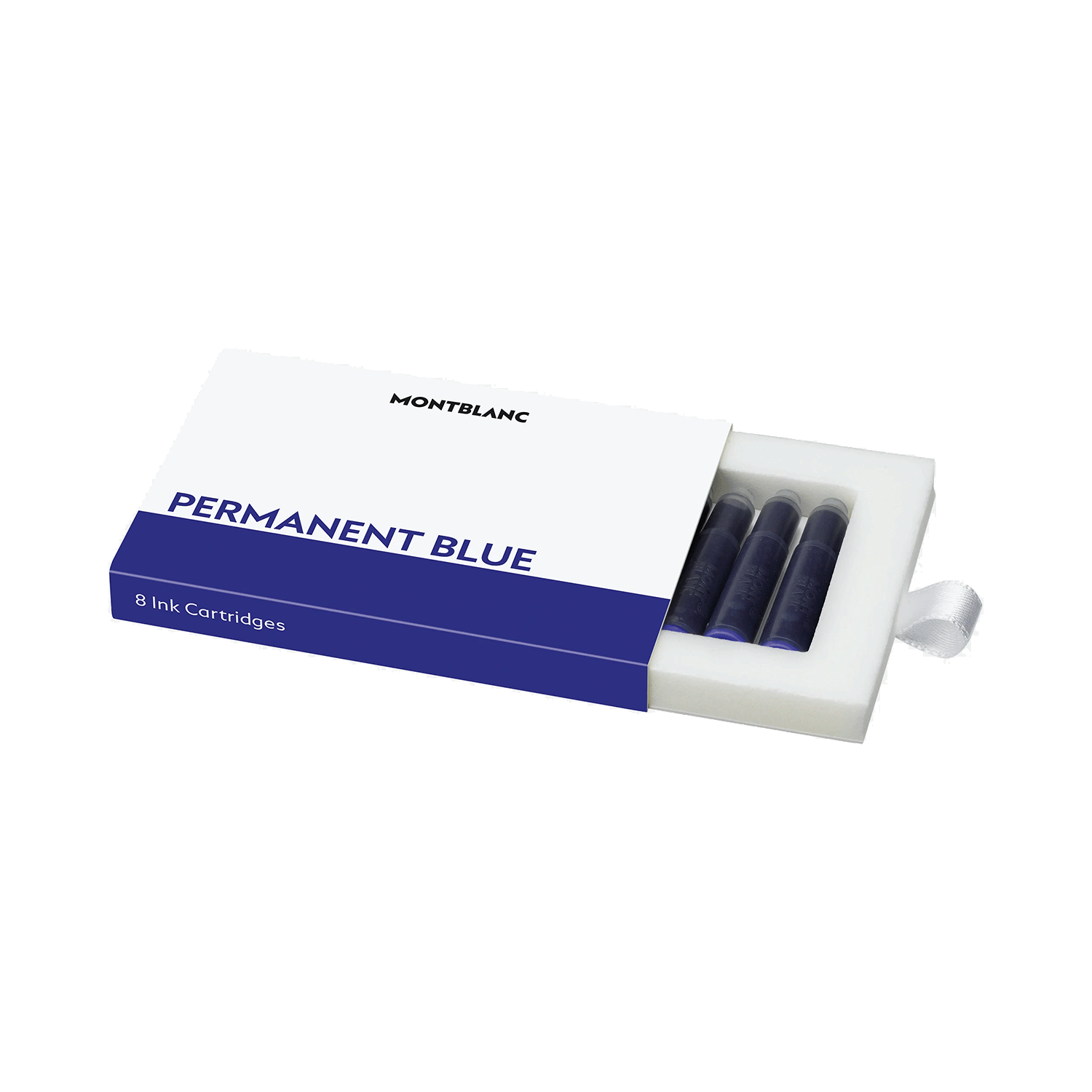 Montblanc ink cartridges Permanent Blue 8 pieces per pack