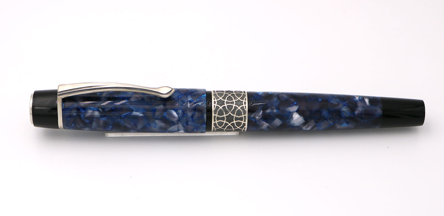 Kilk Celestial blauw en zwart vulpen