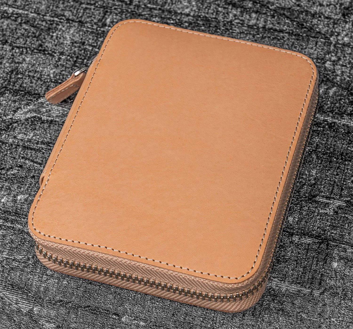 Galen Leather Collector Pen Case for 14 Kaweco Pens - Undyed