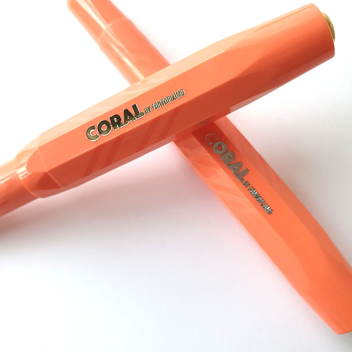 Kaweco Sport Coral Guilloche Gold fountain pen - Fontoplumo Exclusive