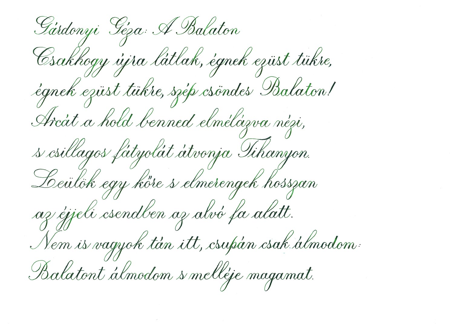 Pennonia Csillánt / Nettle fountain pen ink 60ml