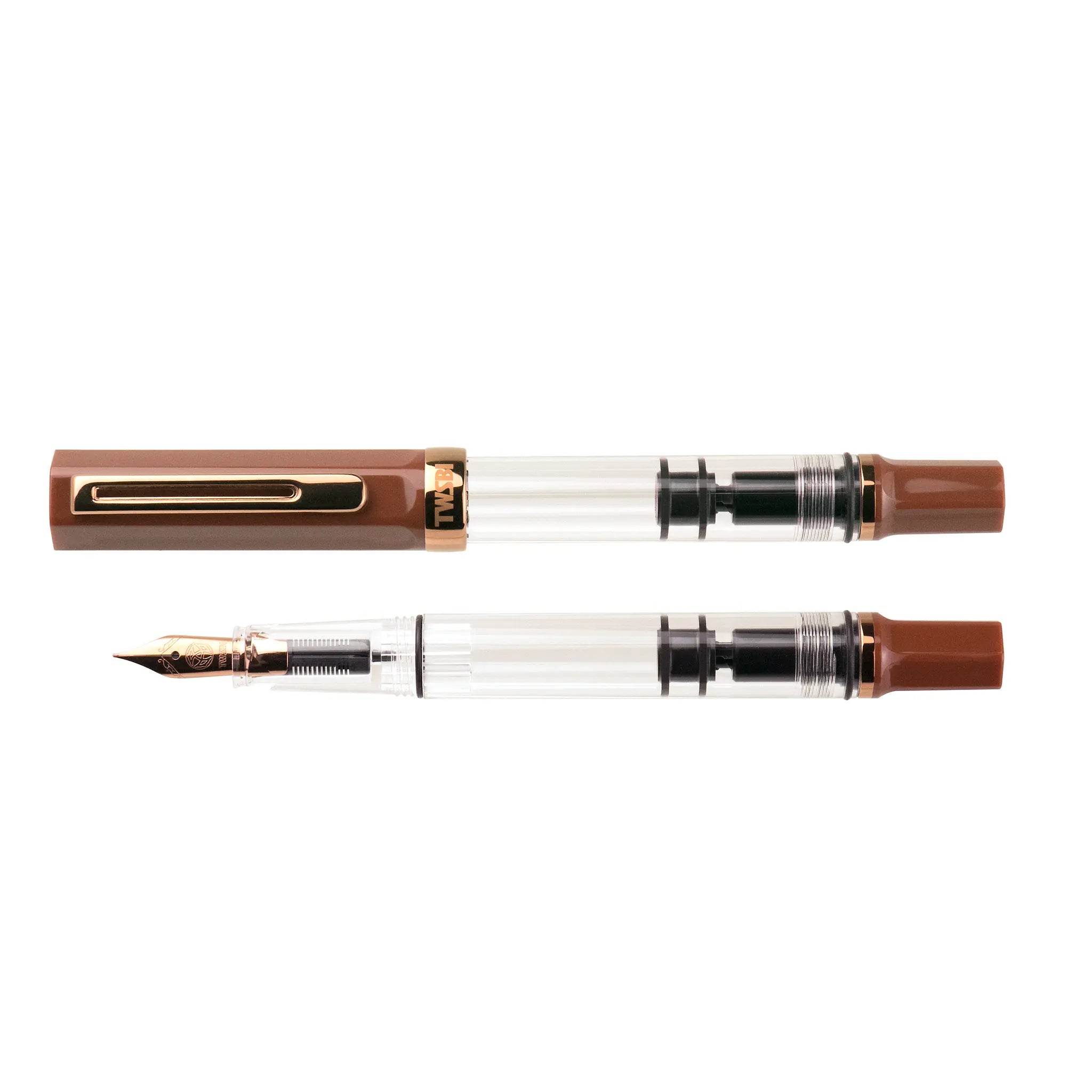 TWSBI Eco Espresso and bronze fountain pen