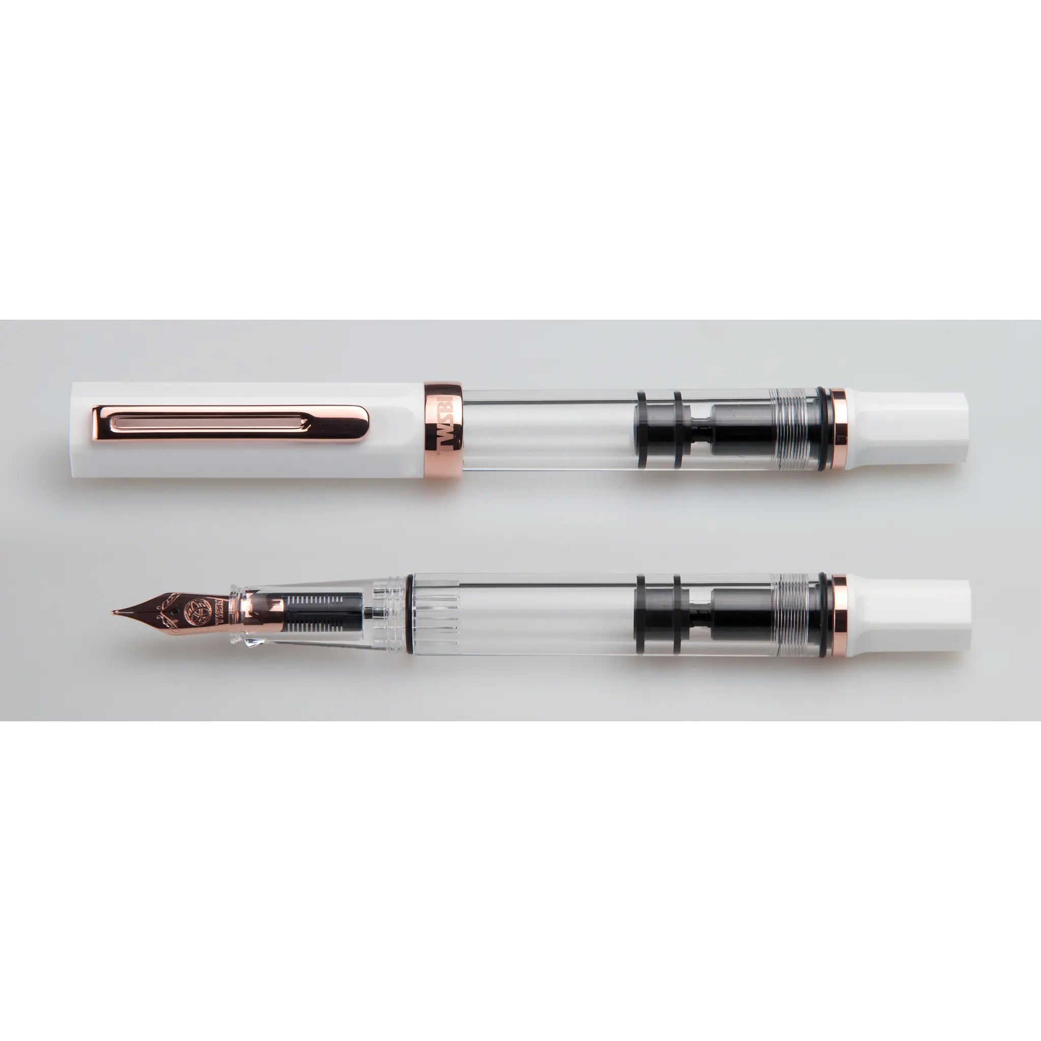 TWSBI Eco wit en rosegold vulpen