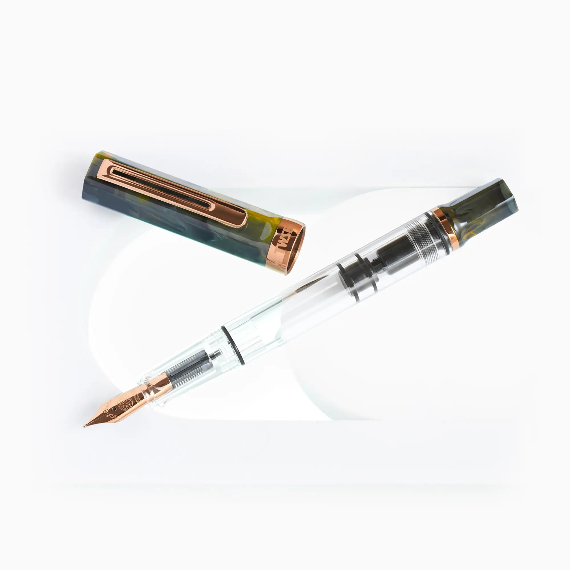 TWSBI Eco Serpentine and bronze fountain pen