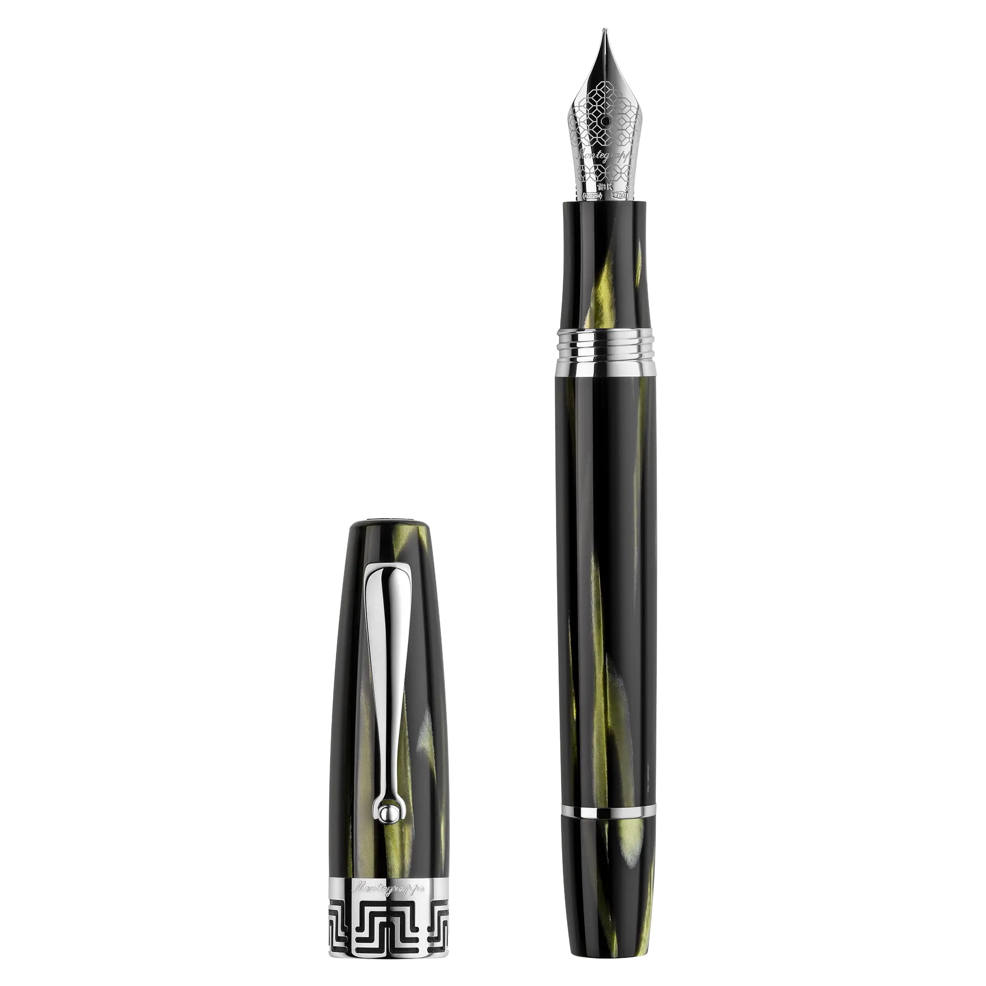Montegrappa Extra 1930 bamboo black fountain pen