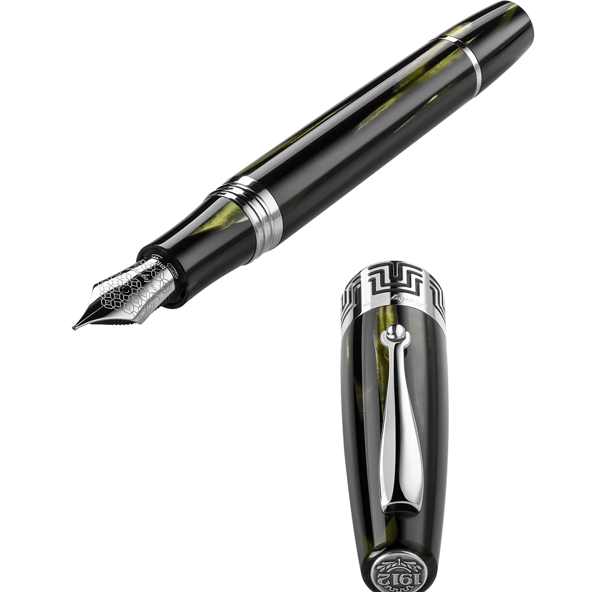 Montegrappa Extra 1930 bamboo black fountain pen