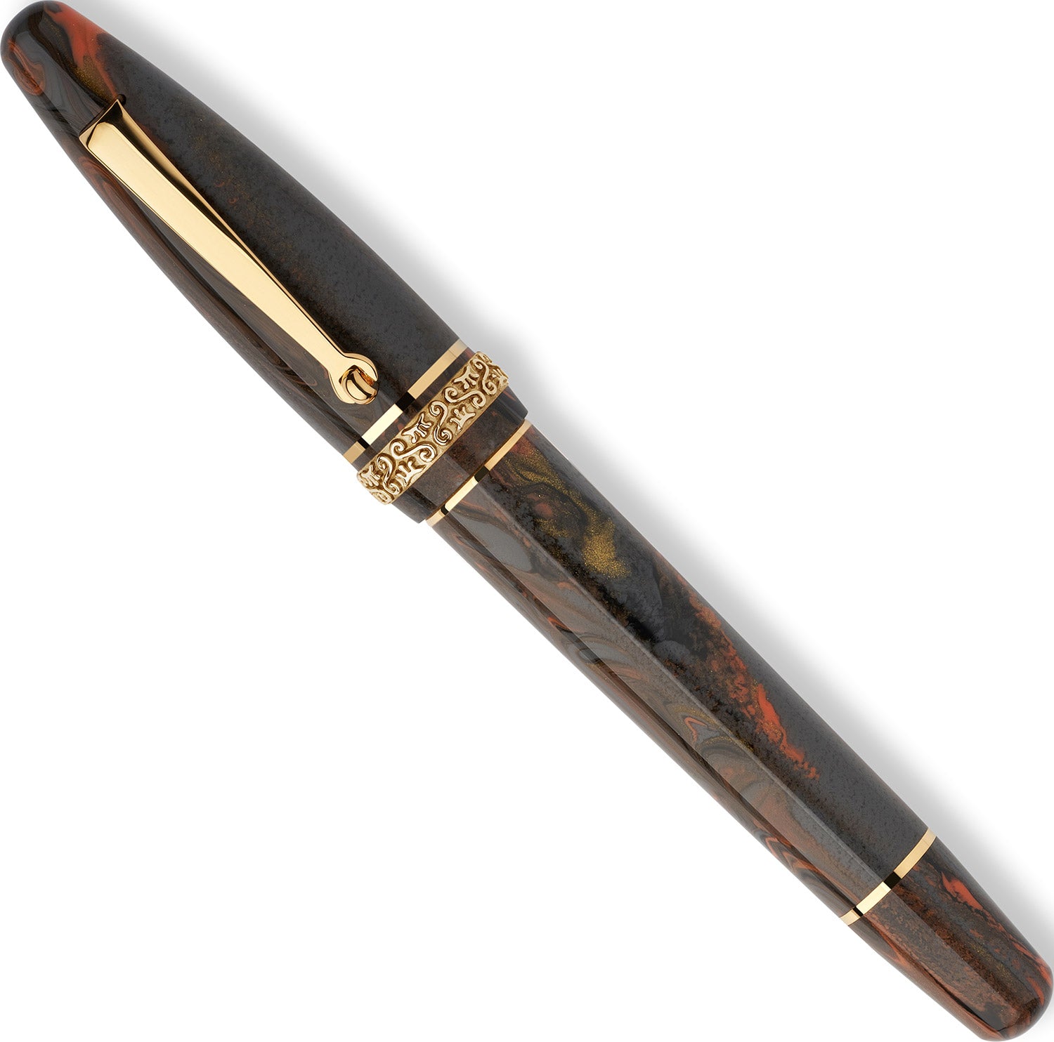 Maiora Ogiva Golden Age 2.0 earth gold fountain pen