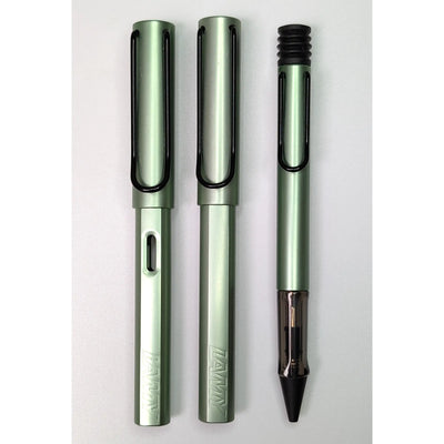 Lamy AL-star silvergreen FP, RB, BP