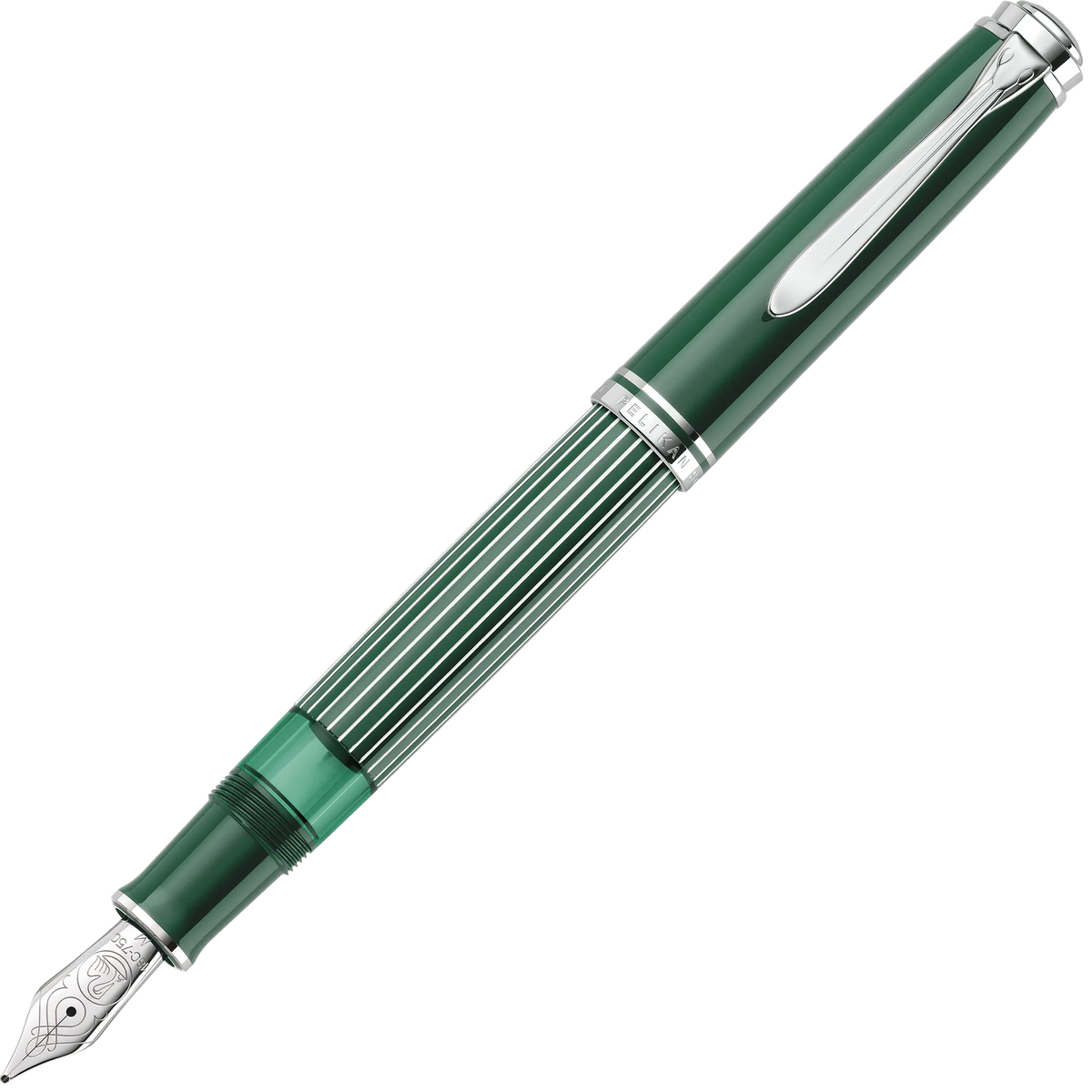 Pelikan M815 Metal Striped Green