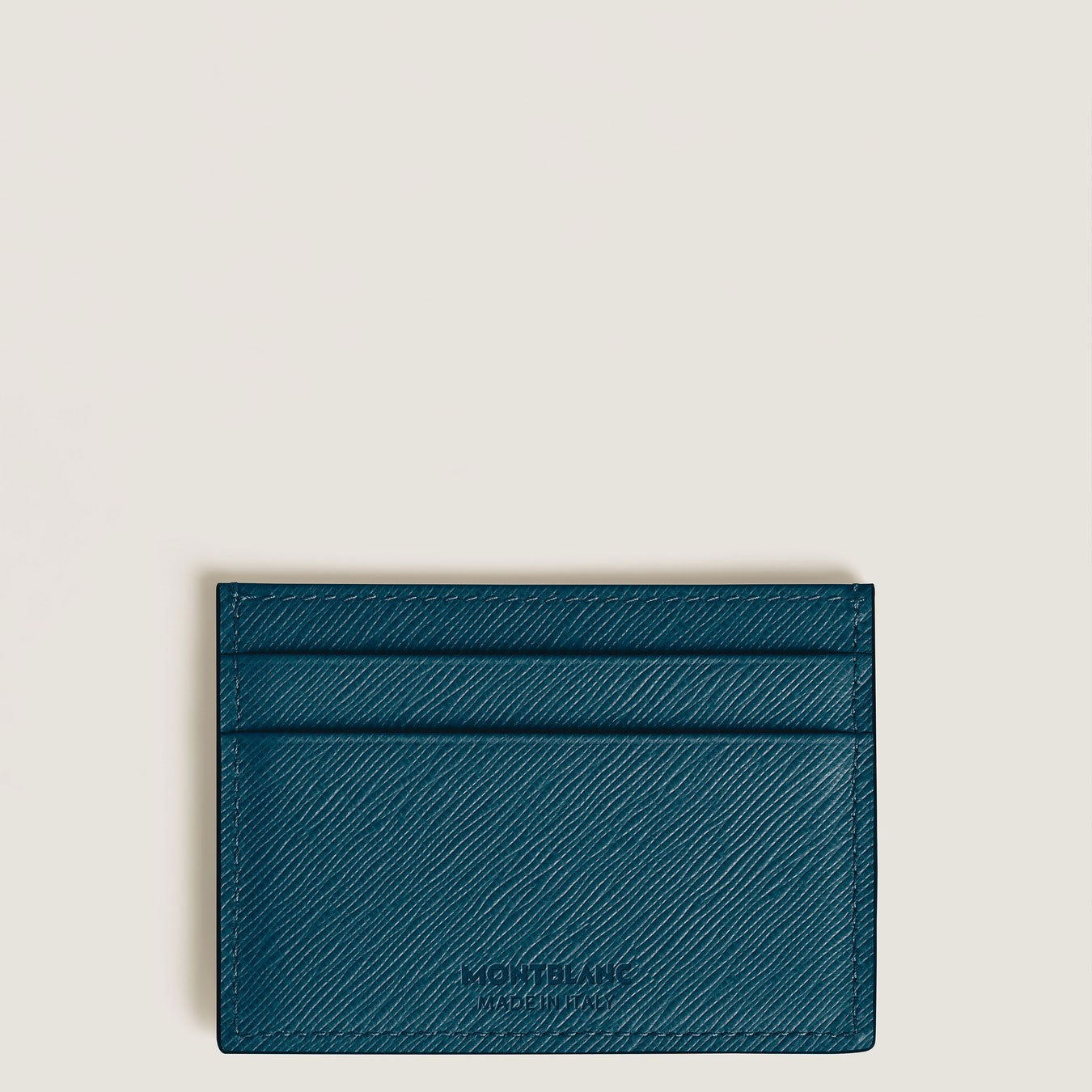 Montblanc Sartorial pocket card holder 5cc Cypruss blue