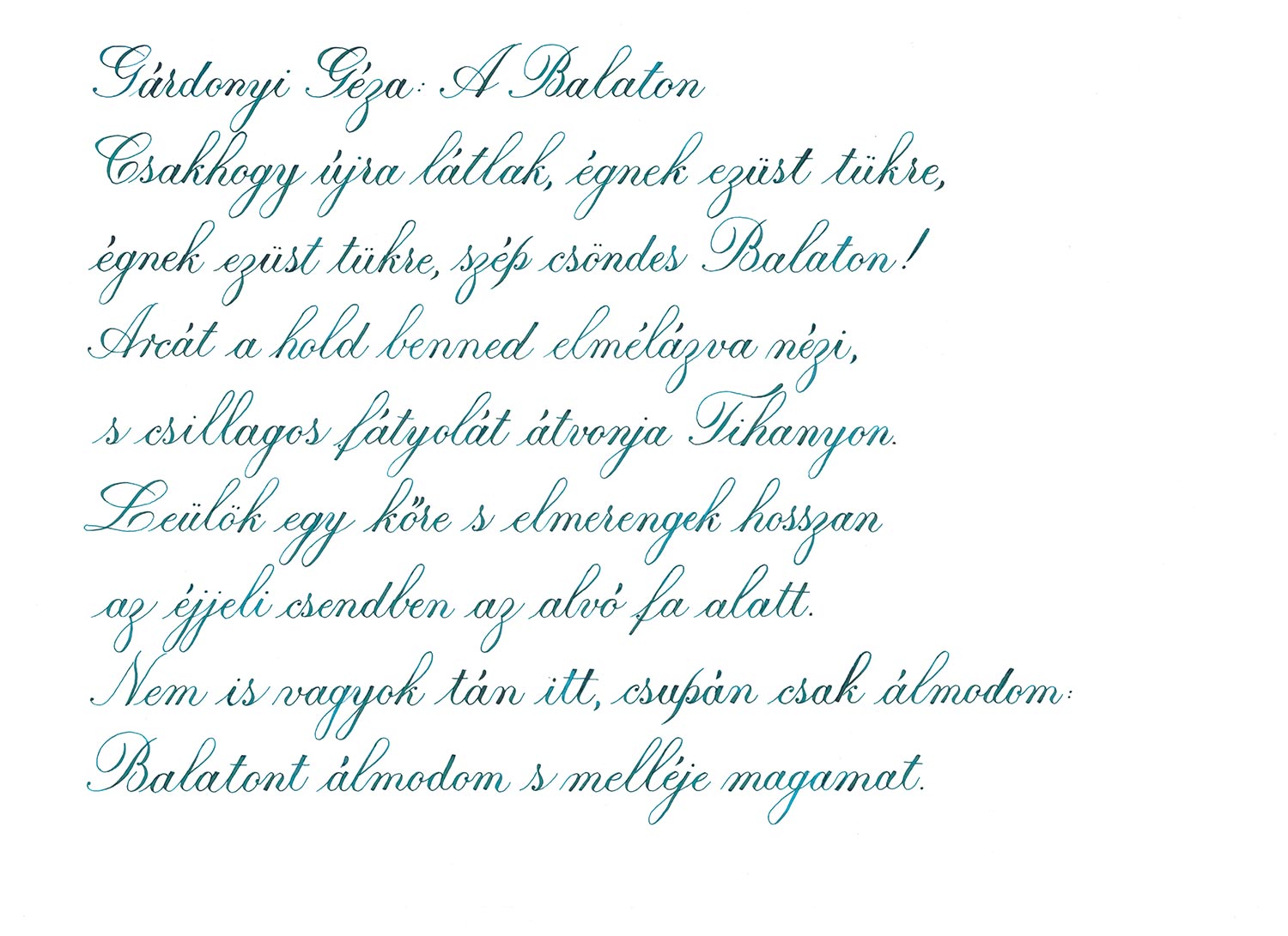 Pennonia Méregzöld / Poison Green fountain pen ink 60ml