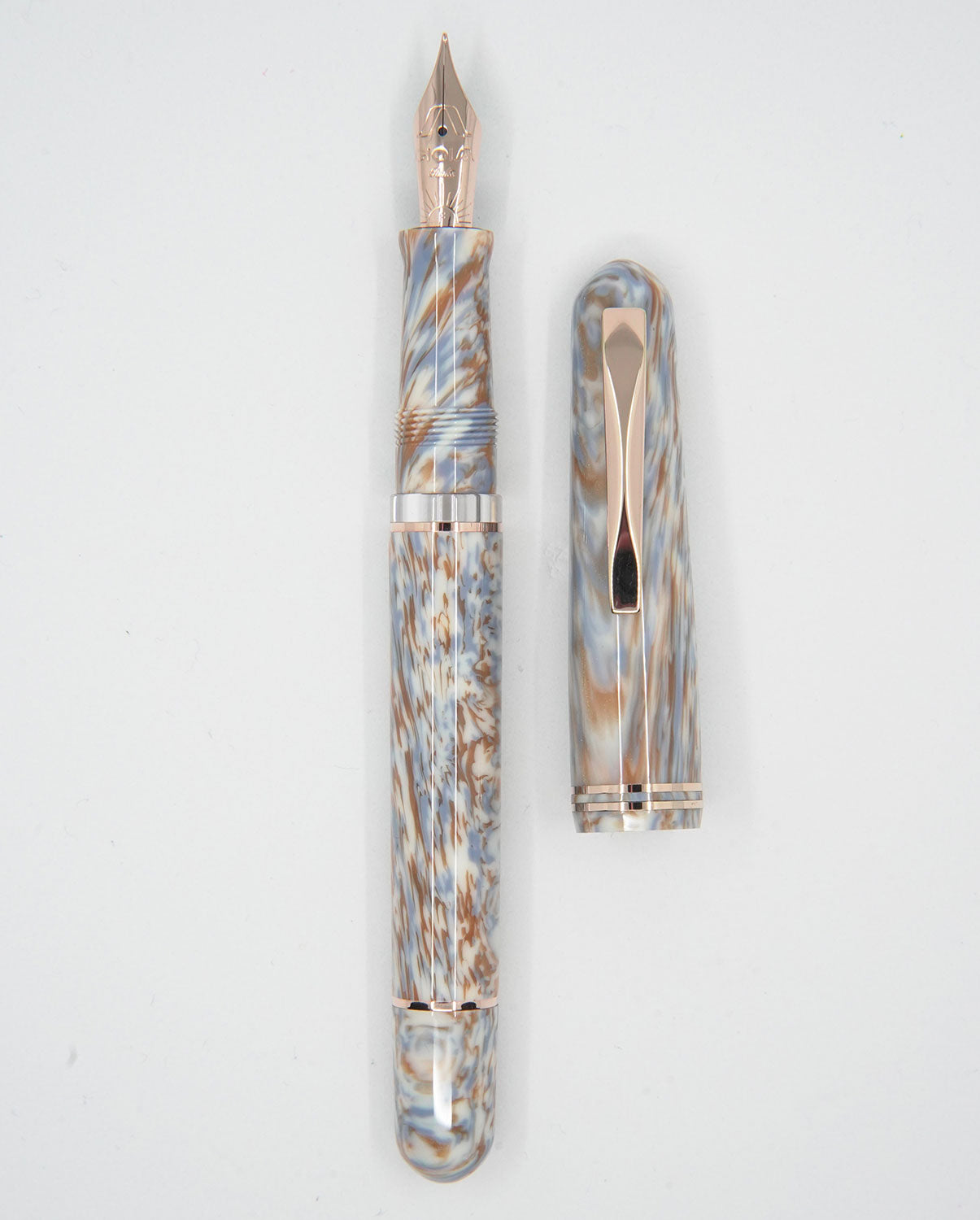 Gioia Métis Cappuccino rose gold fountain pen