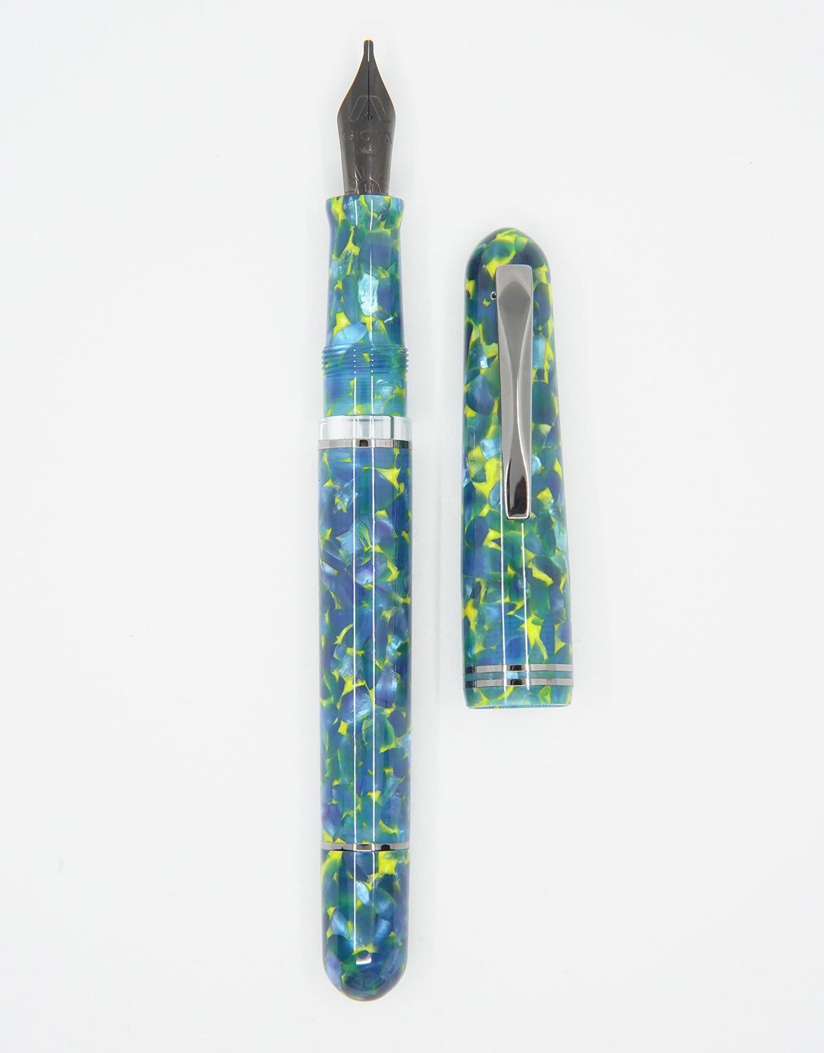 Gioia Métis Colibri Blue ruthenium fountain pen