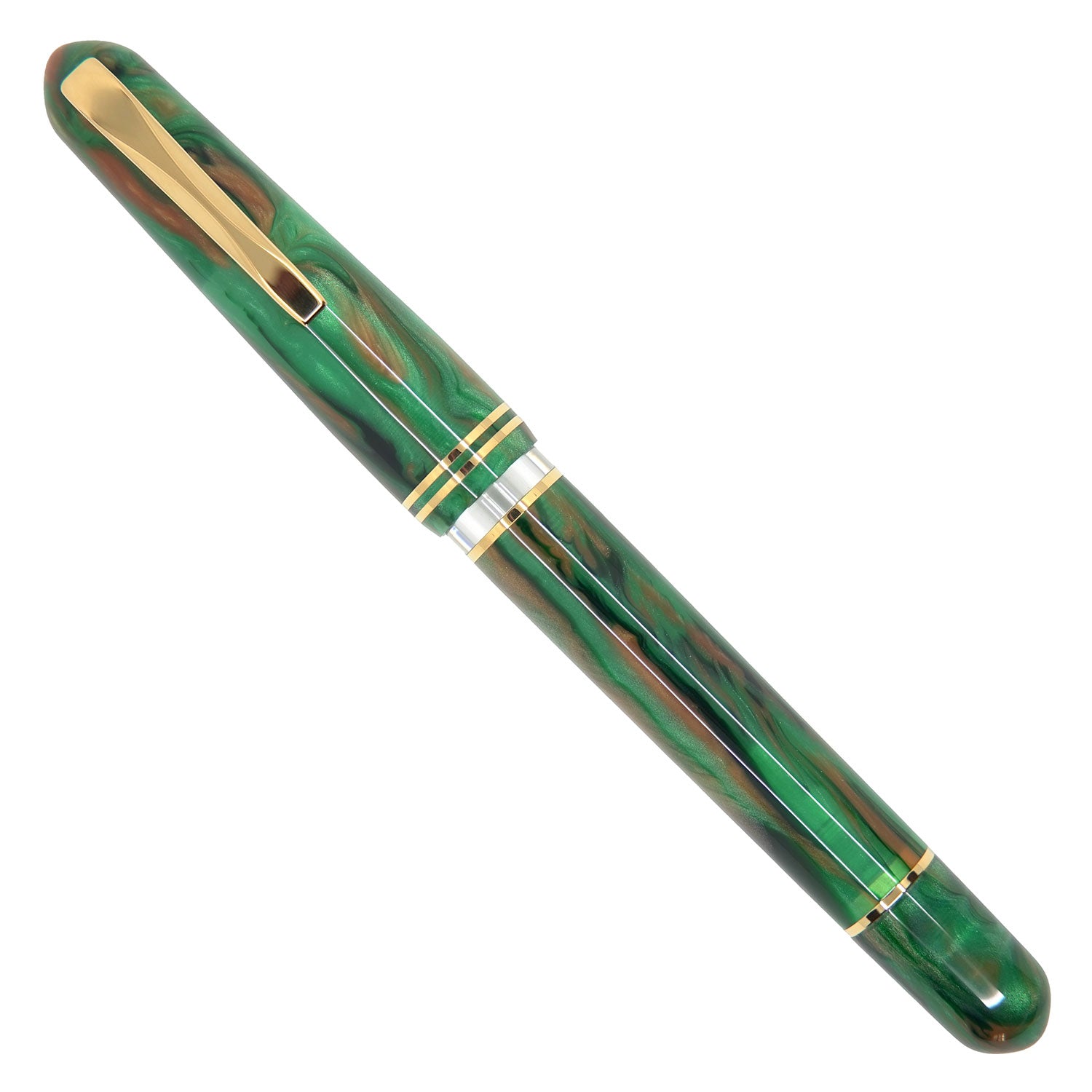 Gioia Métis Oriental Green goud vulpen