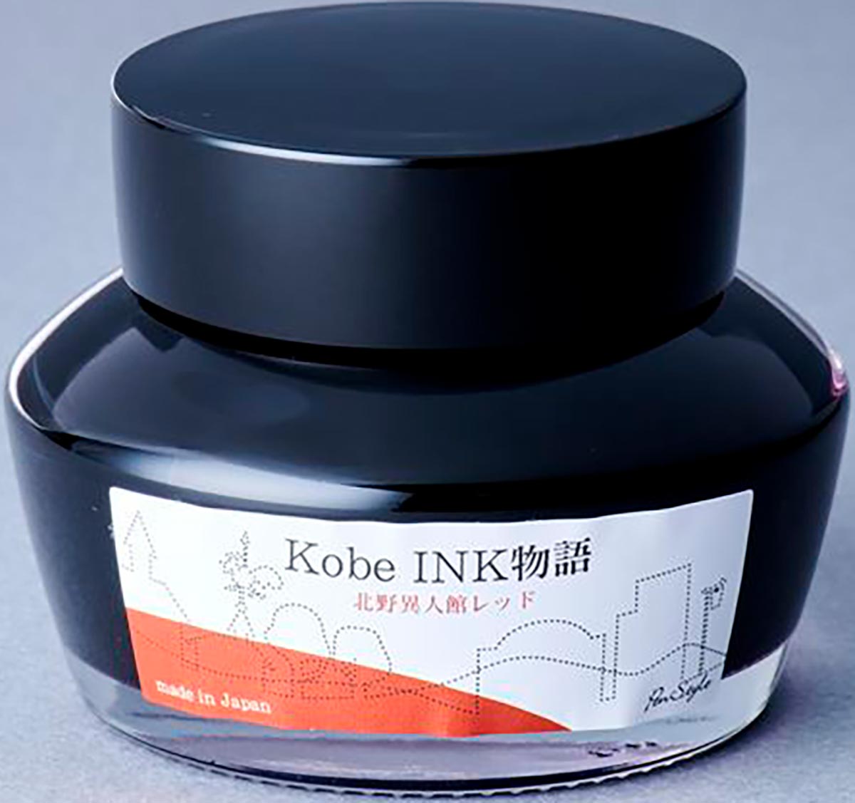 Kobe inkt No.4 Ijinkan Red 50ml