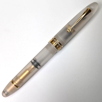 Omas Ogiva Frosted Demonstrator and gold fountain pen - PL