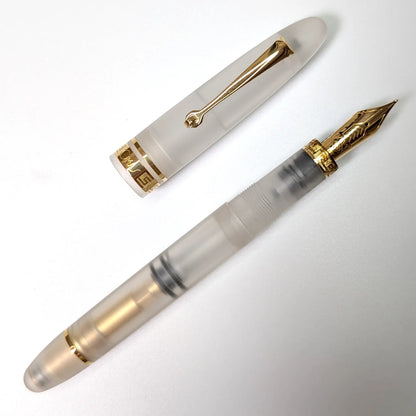 Omas Ogiva Frosted Demonstrator and gold fountain pen - PL