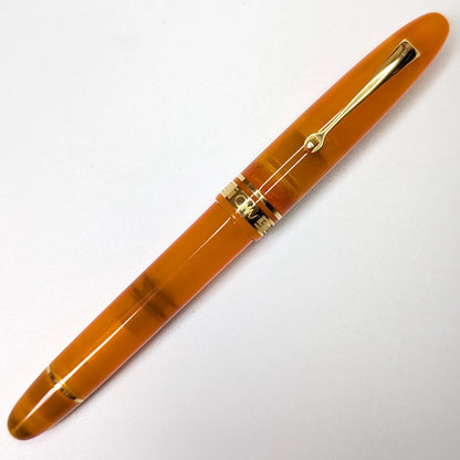 Omas Ogiva Orange and gold fountain pen - PL