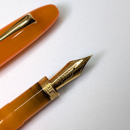 Omas Ogiva Orange and gold fountain pen - PL