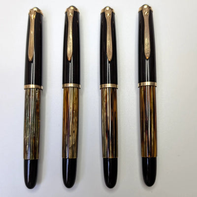 Pelikan 400NN tortoise brown fountain pens - PL