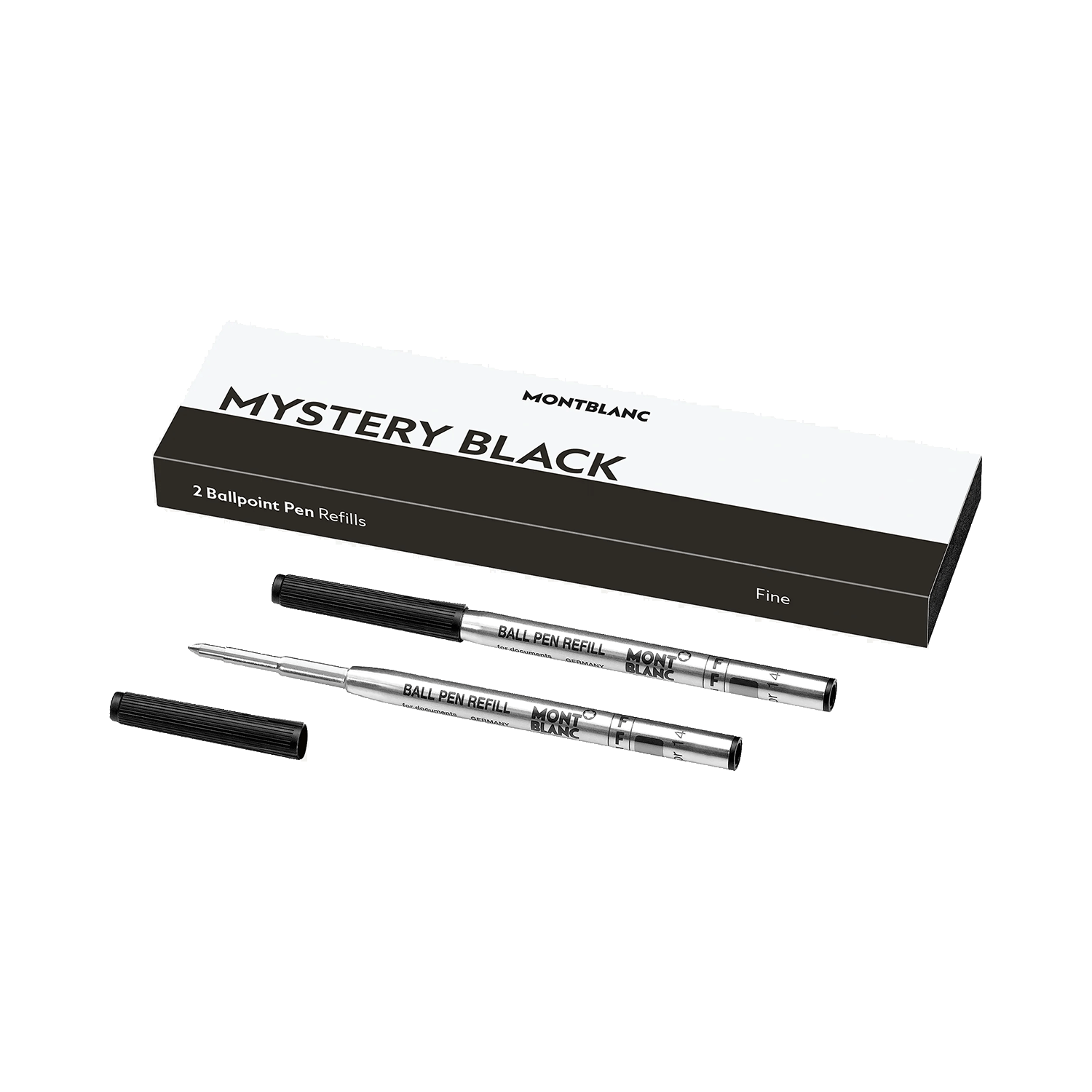 Montblanc Ballpoint Refill Mystery Black 2 pieces