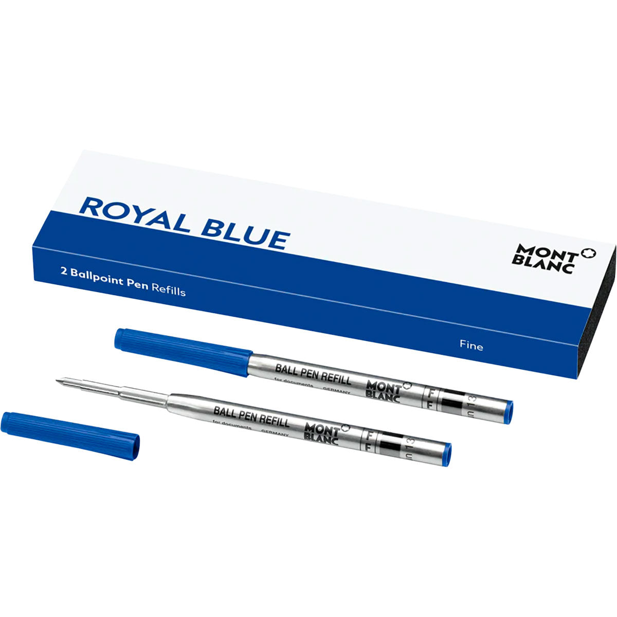 Montblanc balpen vulling Royal Blue 2 stuks