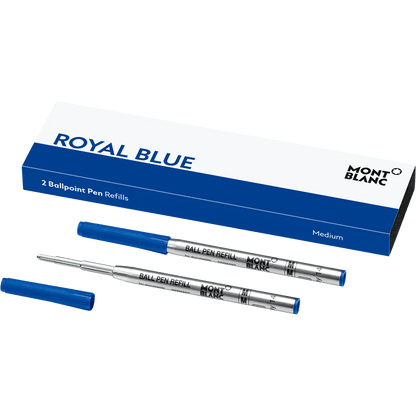 Montblanc balpen vulling Royal Blue 2 stuks